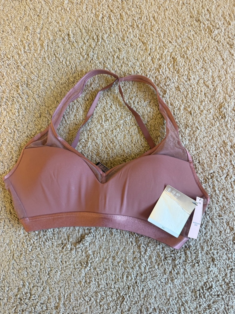 Victoria's Secret Mauve Padded Wireless Bralette